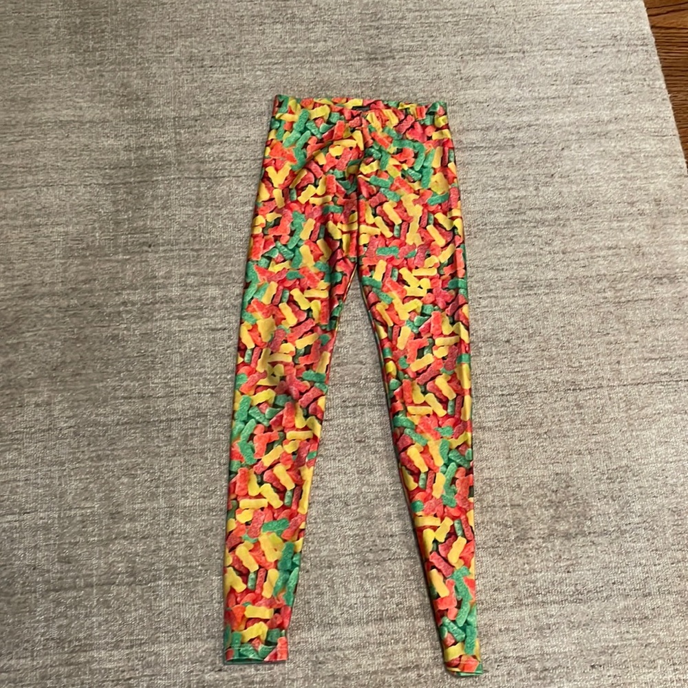 Zara Terez sour patch kids full length leggings size small